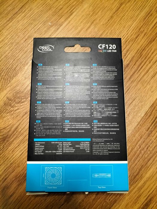 Ventilator carcasa Deepcool CF120 RGB