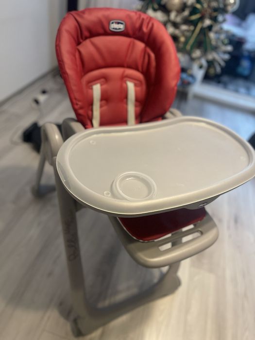 Scaun de masa chicco polly magic relax red passion de la nastere