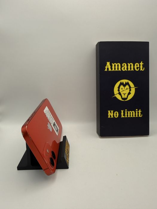 iPhone 12 Red 128GB Mici Zgarieturi pe rama si pe display , AMANET NO LIMIT.