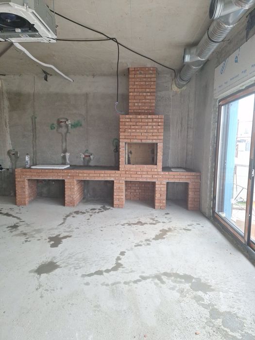 Gratar rustic de cărămidă plita țărănească cuptor