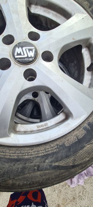 Jante aliaj 16" MSW by OZ + anvelope 215/60 R16
