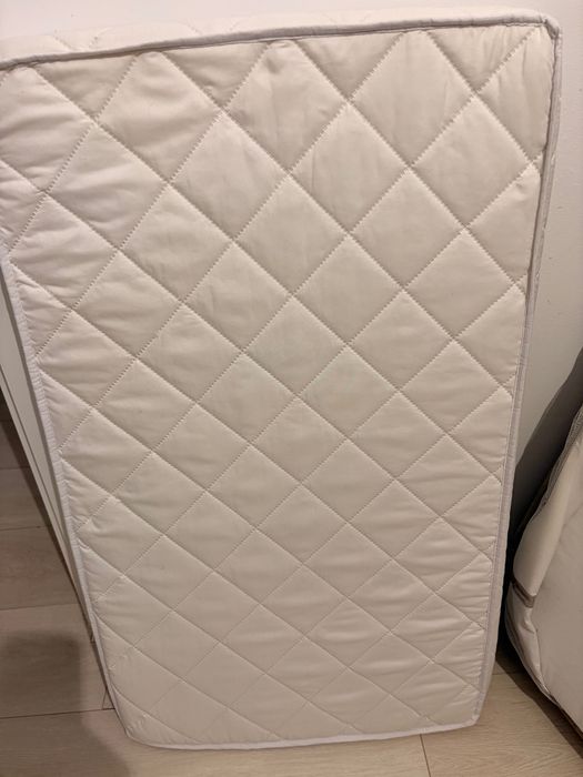 Pat 4in1 MoMi Smart Bed, Inaltime Reglabila, Cadru Poliester/Otel, 15kg, Bej