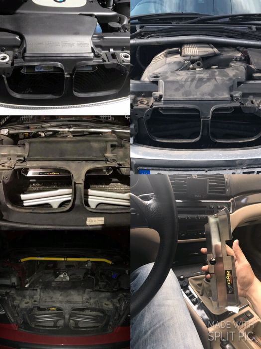 BMW e46 въздуховод, GARmotorsport, InТake + /K&N/ спортен филтър