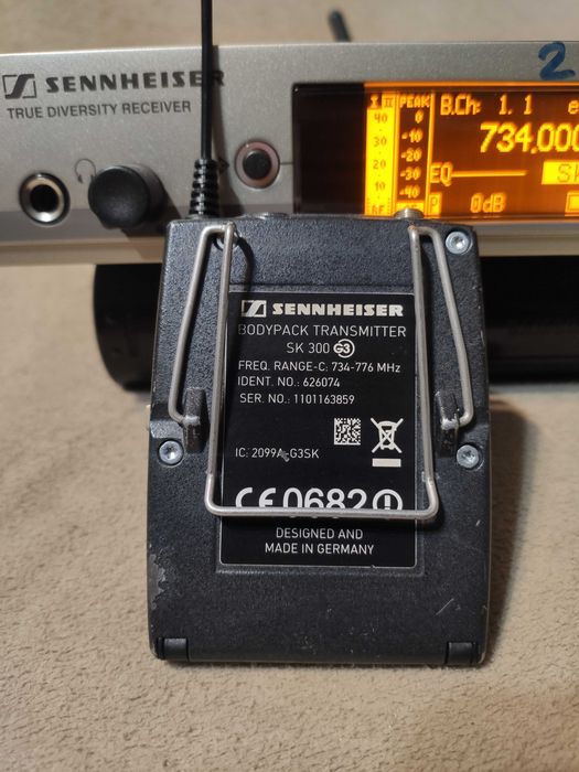 Wireless Sennheiser G3 300 instrument saxofon vioară acordeon clarinet