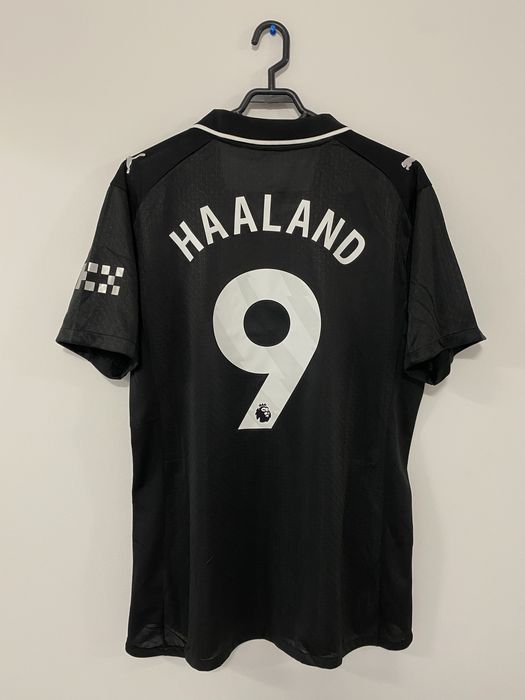 Tricou Deplasare Manchester City Haaland 2025-2026