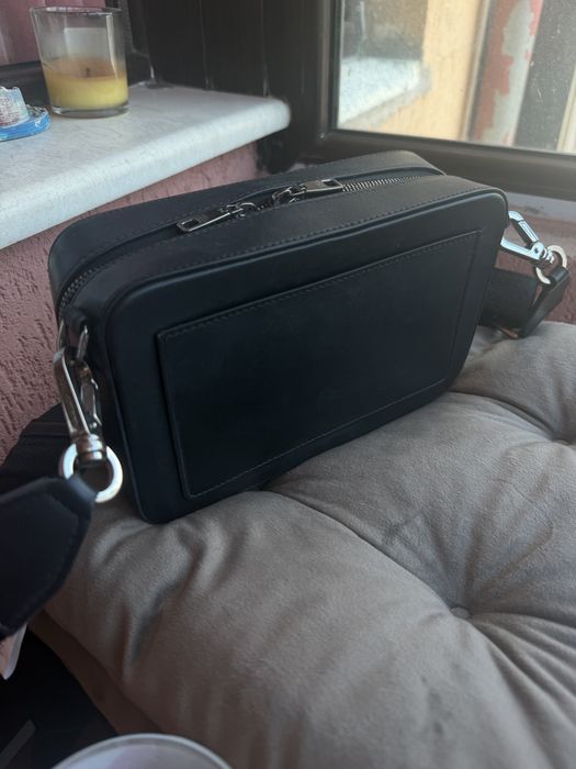 DOLCE & GABBANA Leather belt bag with logo
