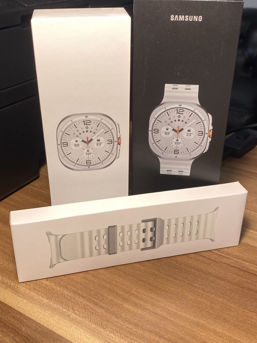 Samsung Galaxy Watch Ultra 47 mm, GPS+Cellular, White, Ca nou, Cod produs: 2686