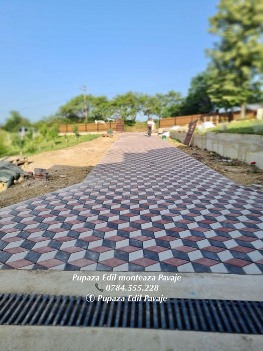 Montaj pavaj / pavele borduri rigole