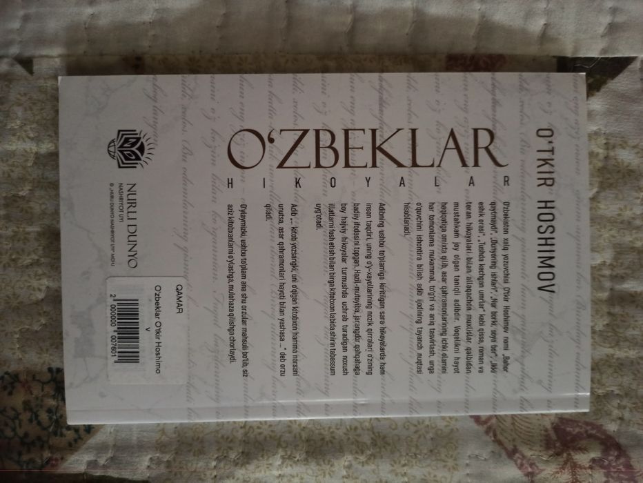 O'tkir Hoshimov "O'zbeklar" kitobi