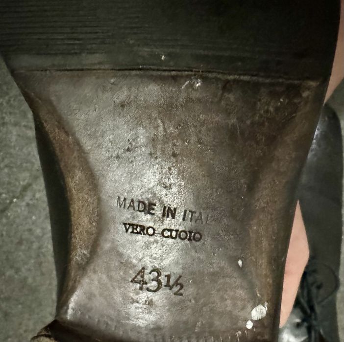 VERO CUOIO италиански елегантни мъжки обувки 43,5