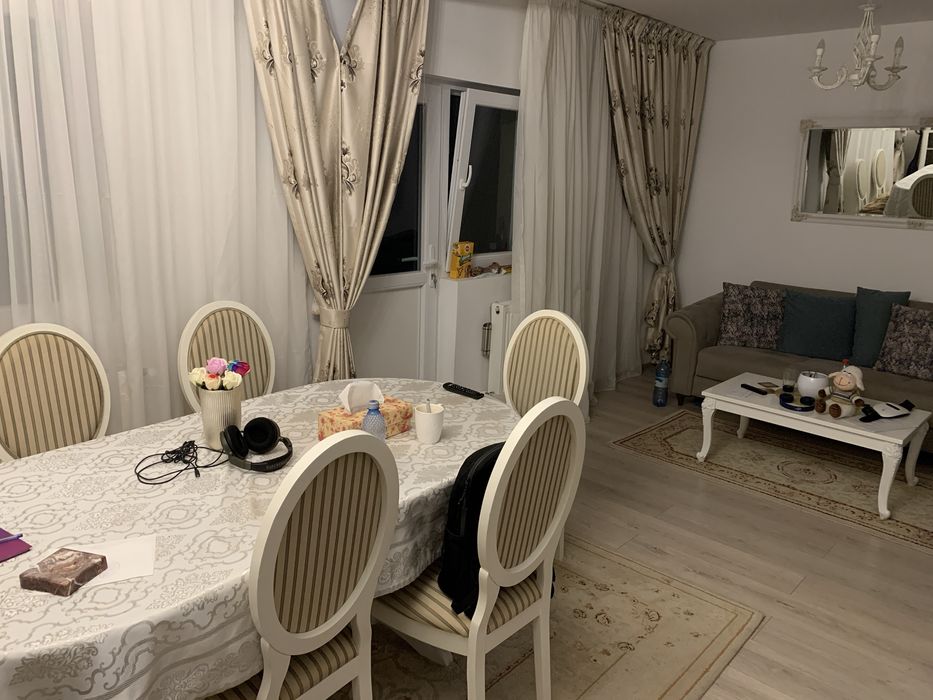 Inchiriez casa insiruita 3 camere, P+1+M, Popesti Leordeni centru