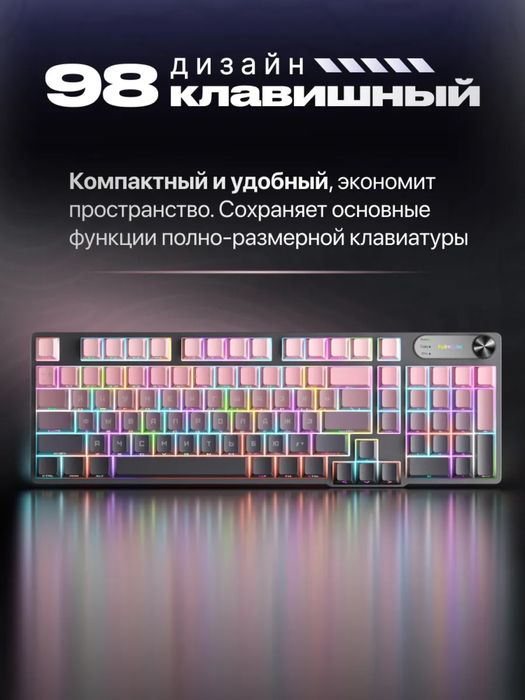 Мембранная водонепроницаемая клавиатура FURYCUBE IP98