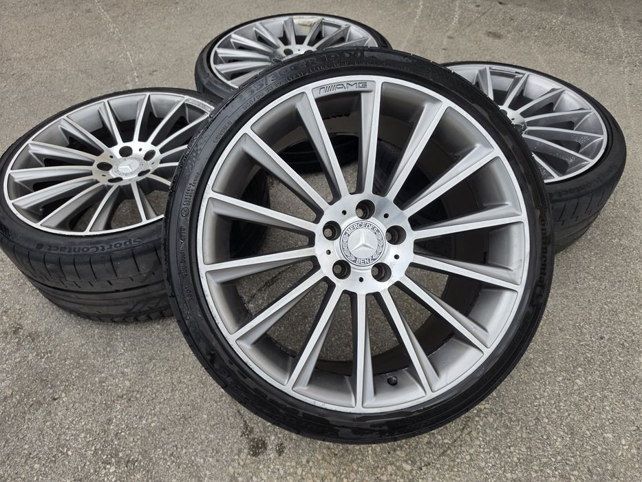 5х112/19 Мерцедес AMG Спорт Пакет с гуми 5x112/19 Mercedes