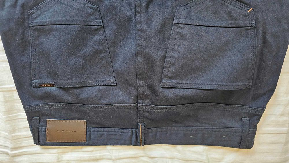 Pantaloni bleumarin Zara noi W32