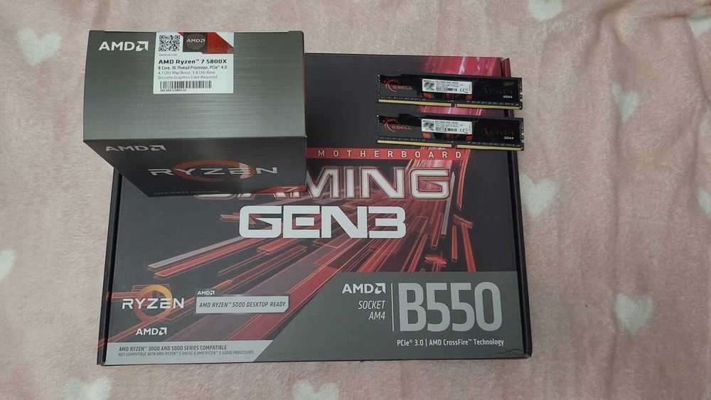 Kit Gaming Pro: Ryzen 7 5800X + Gigabyte B550 GAMING GEN3 + 32 GB DDR4