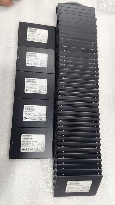 Скоростной SSD Samsung PM883, 960GB (1TB), 3D TLC, SATA3, 2.5"