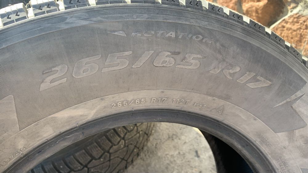 Продам зимнии шины PIRELLI 265/65/17