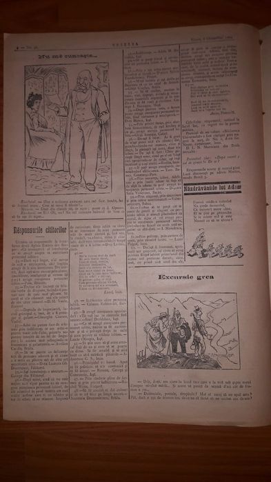 Vând ziar Veselia 1904