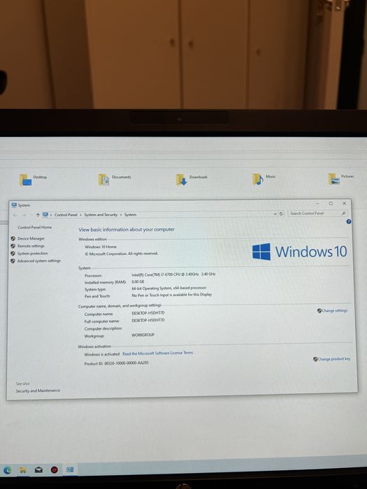 Calculator full set HP Z240, procesor i7, 8gb RAM