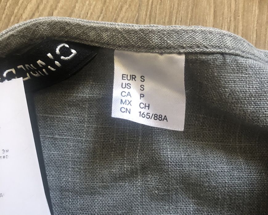 Льняные штаны h&m