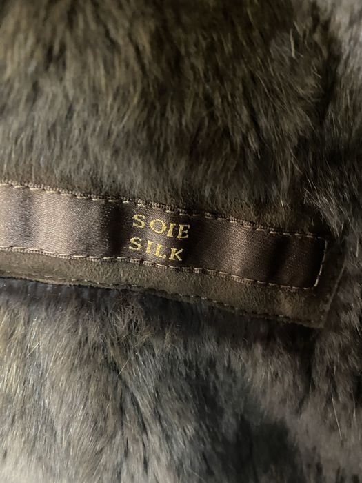 Haina blana SERAPHIN France piele de Ren