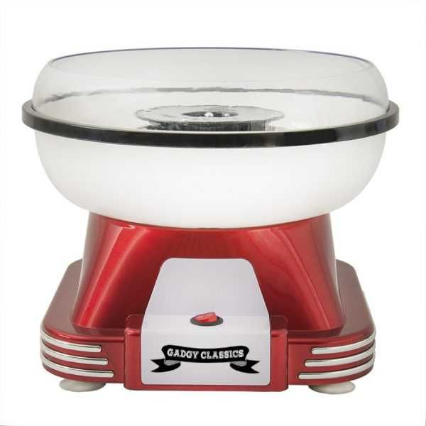 Машина за захарен памук Gadgy, 10 броя пръчици, червен, 500 W