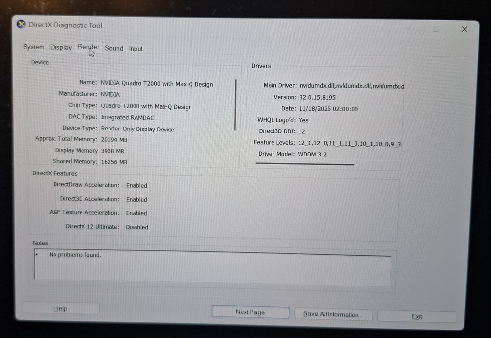 Dell Precision 5550 Workstation | i9-10885H | 32GB | 1 TB SSD | T2000