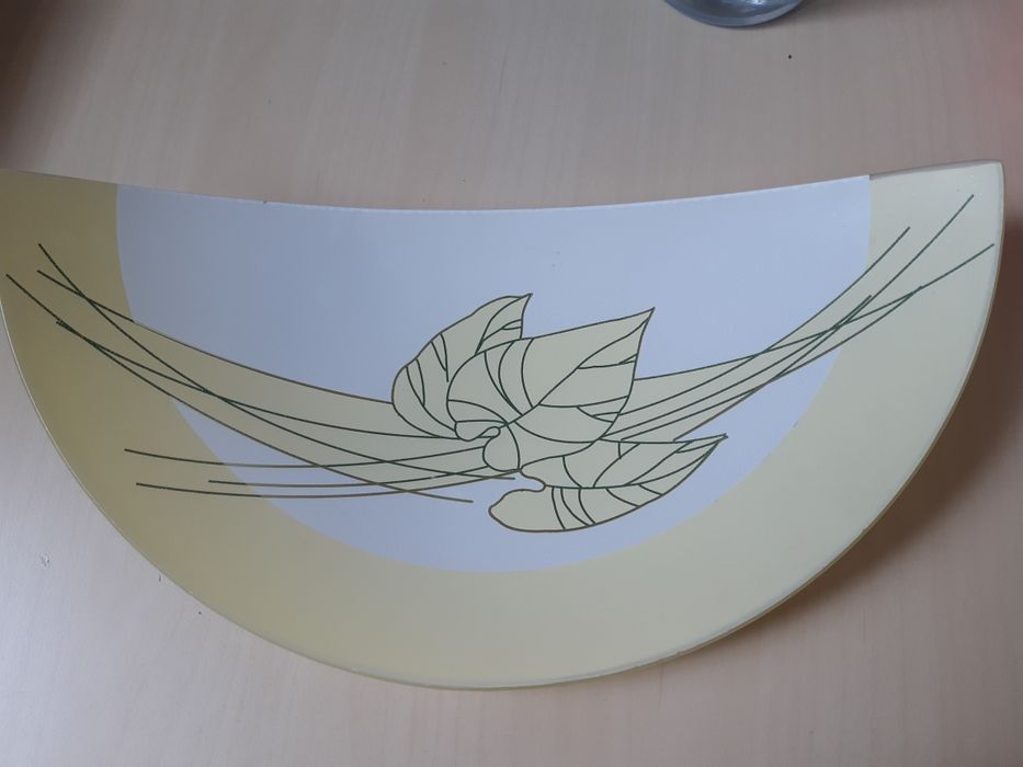 Стенна жълта лампа / аплик