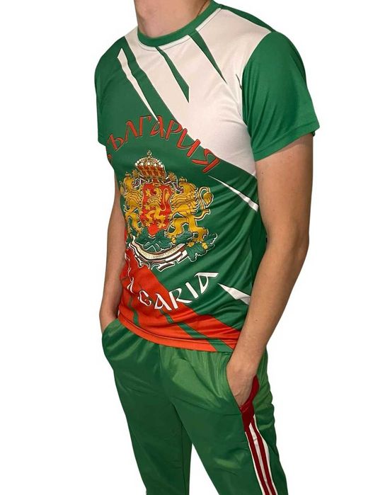 тениска България зелена