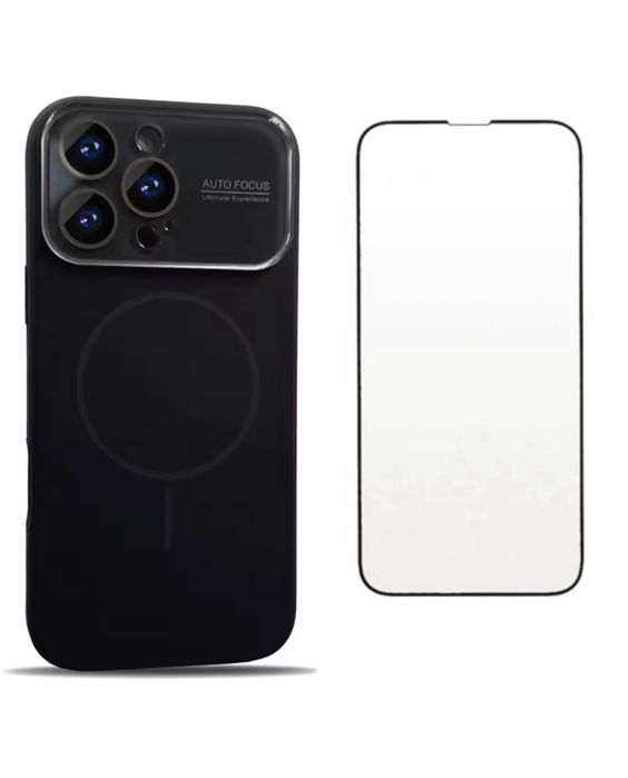 Iphone 17 AIR PRO MAX - Husa Magnetic Autofocus + Folie Sticla