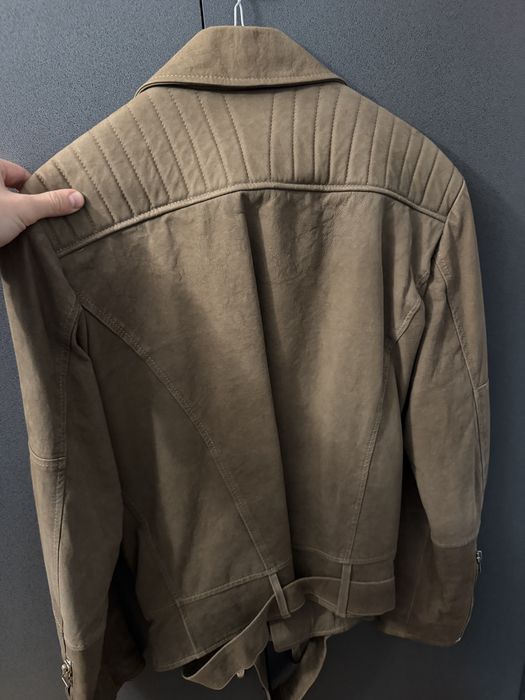 Geaca Biker Masterpelle nubuck M taupe