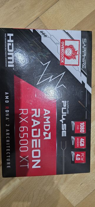 Sapphire Radeon RX 6500 XT 4GB GDDR6 Puls Placă Video
Sapphire Radeo