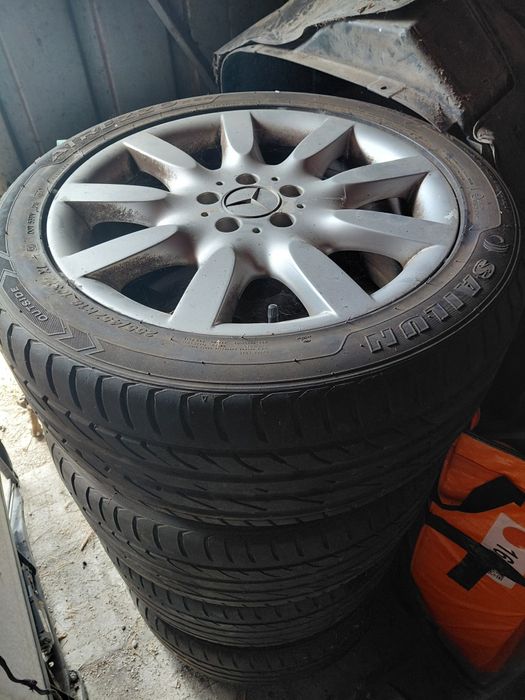 245 55 18 гуми с джанти Mercedes W221 5x112