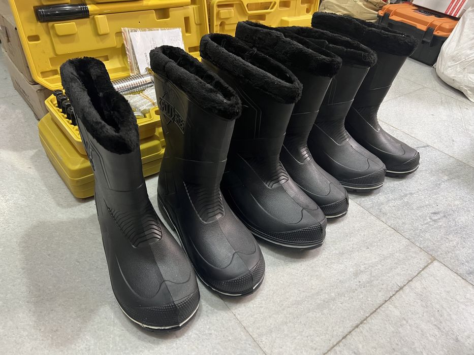 Сапоги резиновые с мехом/этик галоши