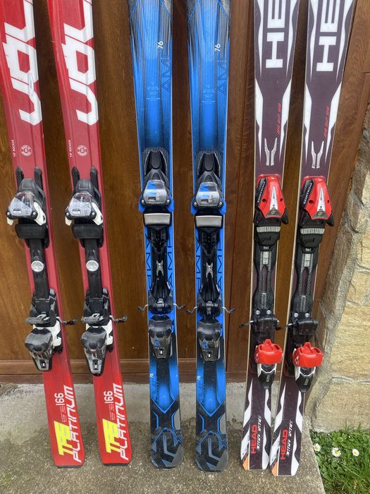 Различни ски K2-170см,Head-156см,Volkl -166см Евтино