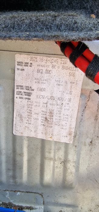 Usi dreapta audi a4 b8 LX7W gri metalizat