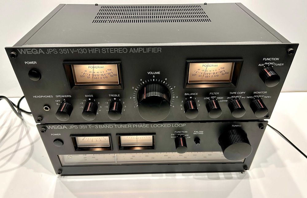 Amplificator WEGA (SONY) JPS 351-V130+tuner JPS 351 T-3 Vintage