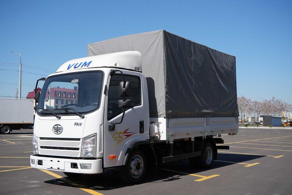 FAW Tiger VR bortli-tent yuk mashinasi 16,8 m³ VUM 1041