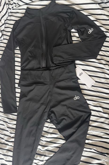 Set Alo Yoga Negru marimea L