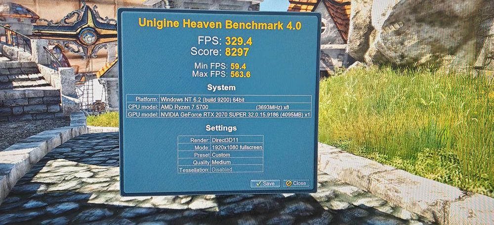 Добро Гейм PC Ryzen 7 5700/32Gb/512Gb SSD+1Tb HDD/RTX 2070 Super/Гаран