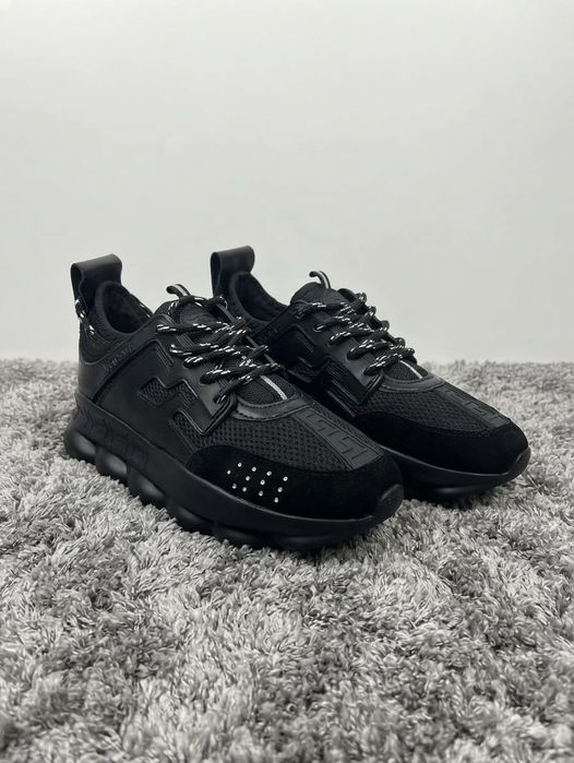 Adidasi Versace Chain Negru - Adidasi Fete Baieti
