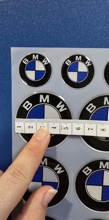 Емблеми бмв epoxy 30мм и 50 мм комплект