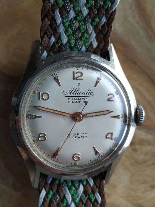 Ceas barbatesc Atlantic Duamatic Champion bidynator