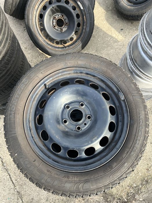 2 seturi jante volkswagen cu anvelope 205 55 16