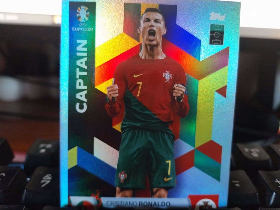 CAPTAIN Cristiano RONALDO Match Attax UFEA EURO 2024 Germany Euros 24