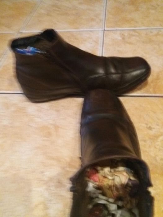 Vand ghete piele fina, imblanite