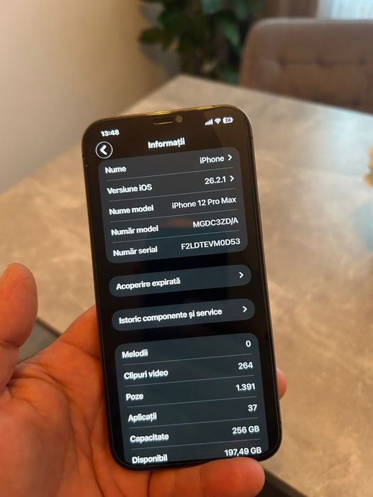 Iphine 12 pro MAX  264 g