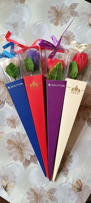 Букеты и цветы из мыла. Подарки Гуллар совунли.