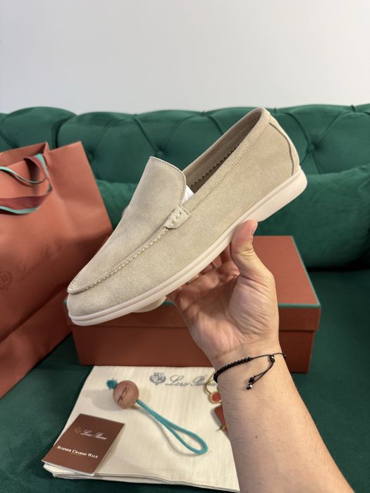 Mocasini Loro Piana piele naturala 100% Full Box colectie noua
