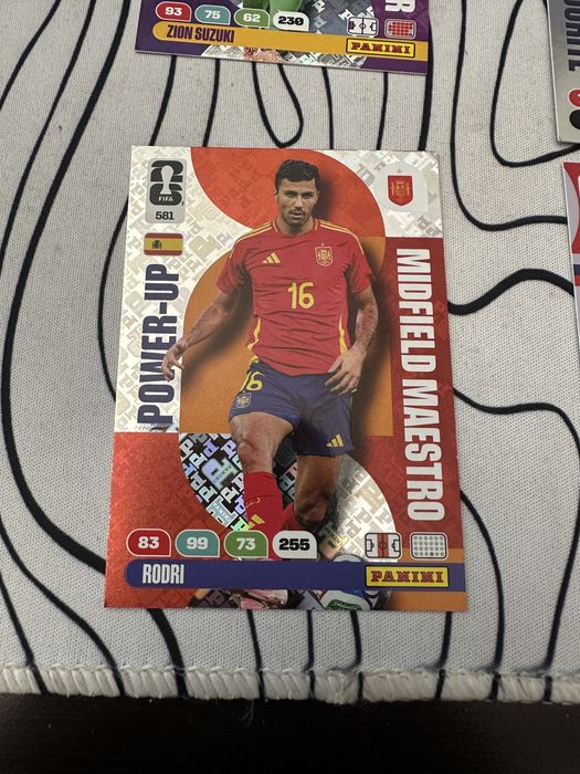 Panini trading cards Mbappe, Akanji, Rodri и още